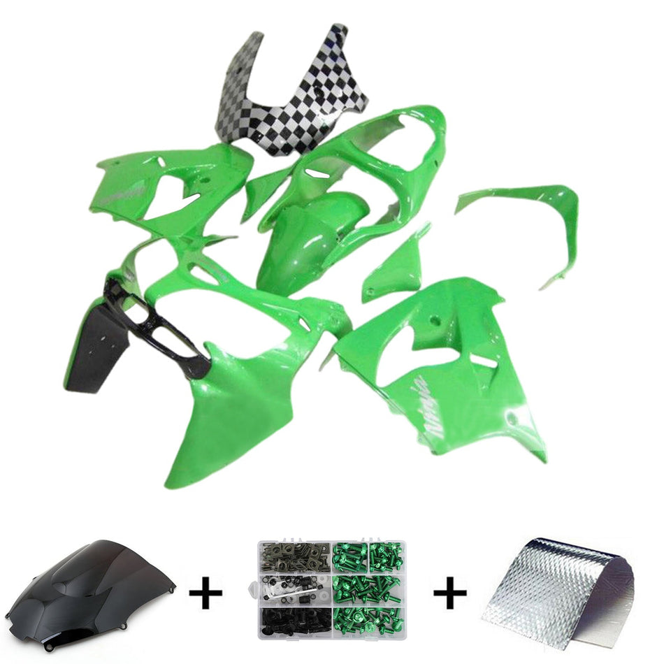 2000-2001 カワサキ ZX9R インジェクションフェアリングキット ボディワーク プラスチック ABS