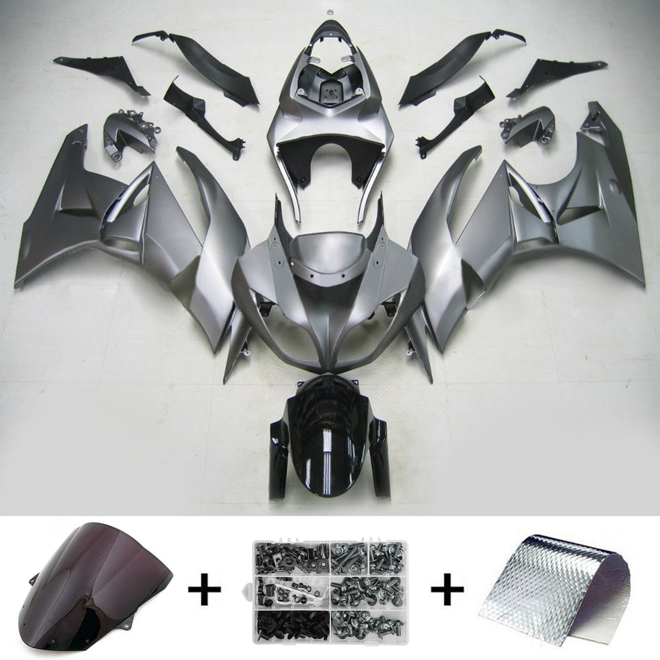 2009-2012 カワサキ ZX6R 636 Amotopart インジェクションフェアリングキット ボディワーク プラスチック ABS #101