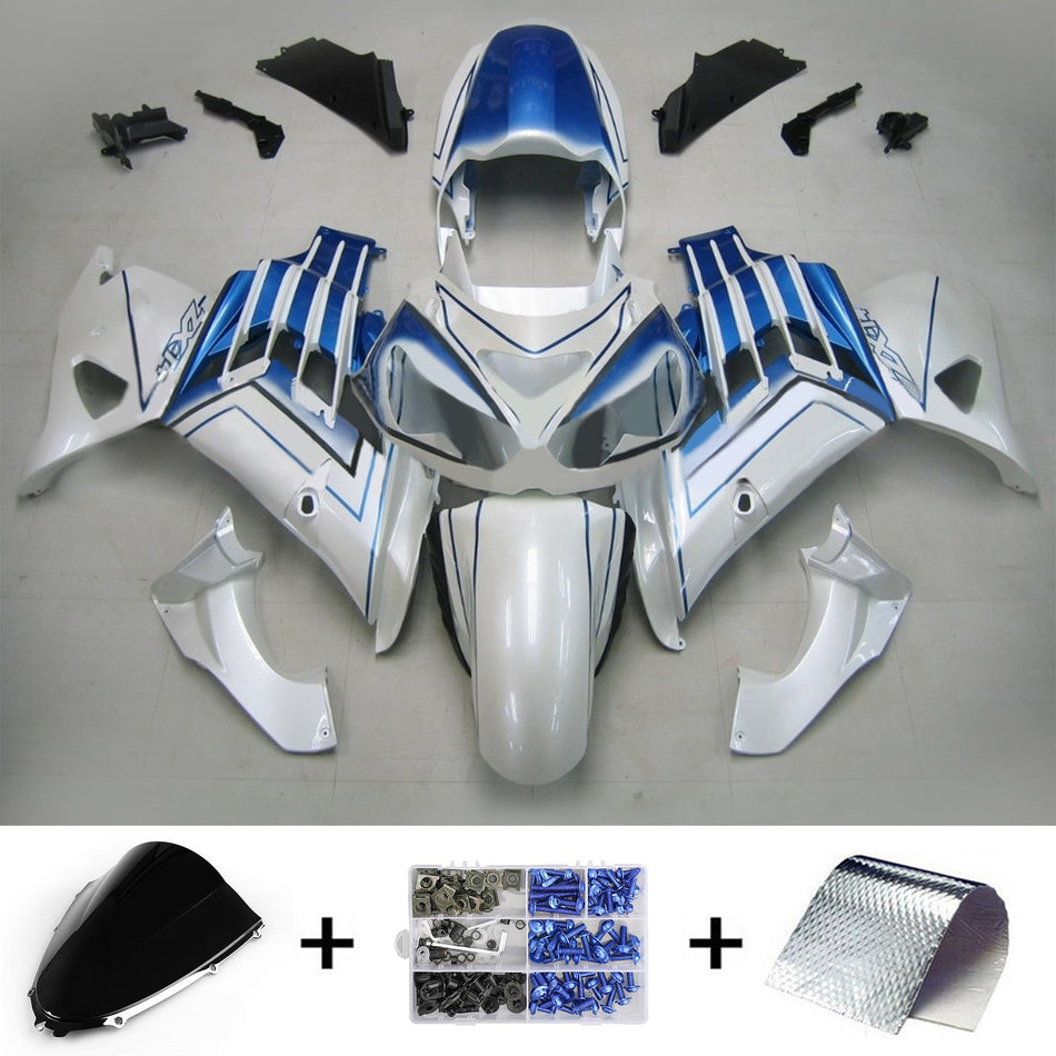 2012-2021 カワサキ ZX14R Amotopart インジェクションフェアリングキット ボディワーク プラスチック ABS #106