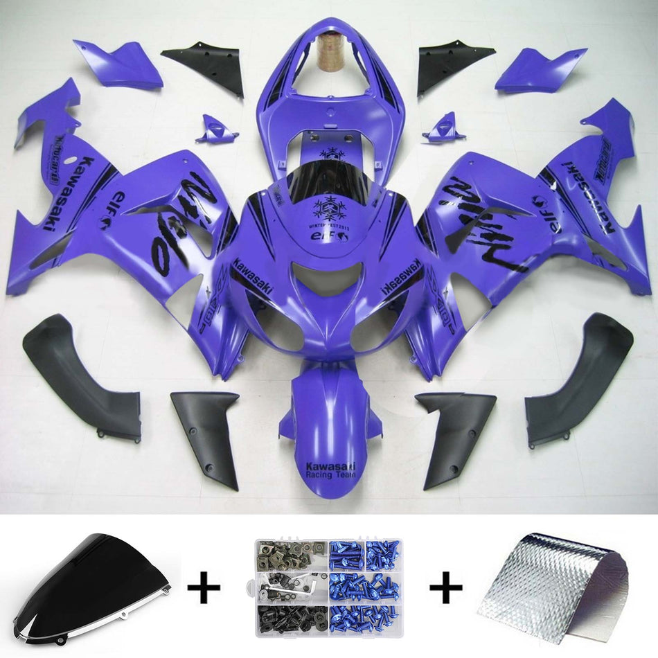 2006-2007 カワサキ ZX10R Amotopart インジェクションフェアリングキット ボディワーク プラスチック ABS #125
