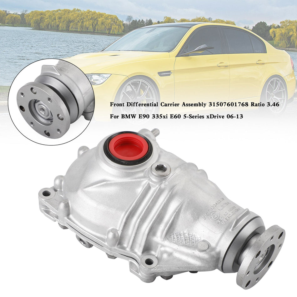 BMW E90 335xi E60 31507601768 31507583774 フロントディファレンシャルキャリアアセンブリ比3.46