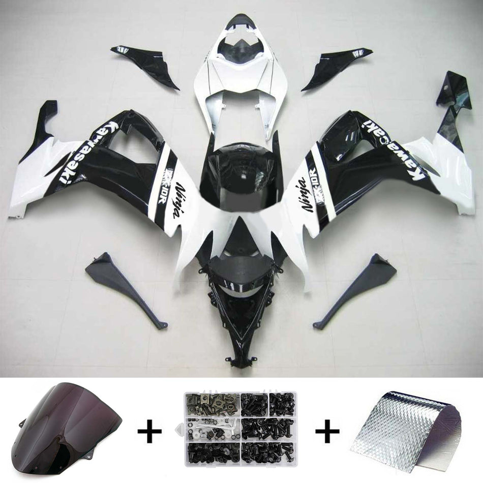 2008-2010 カワサキ ZX10R Amotopart インジェクションフェアリングキット ボディワーク プラスチック ABS #104
