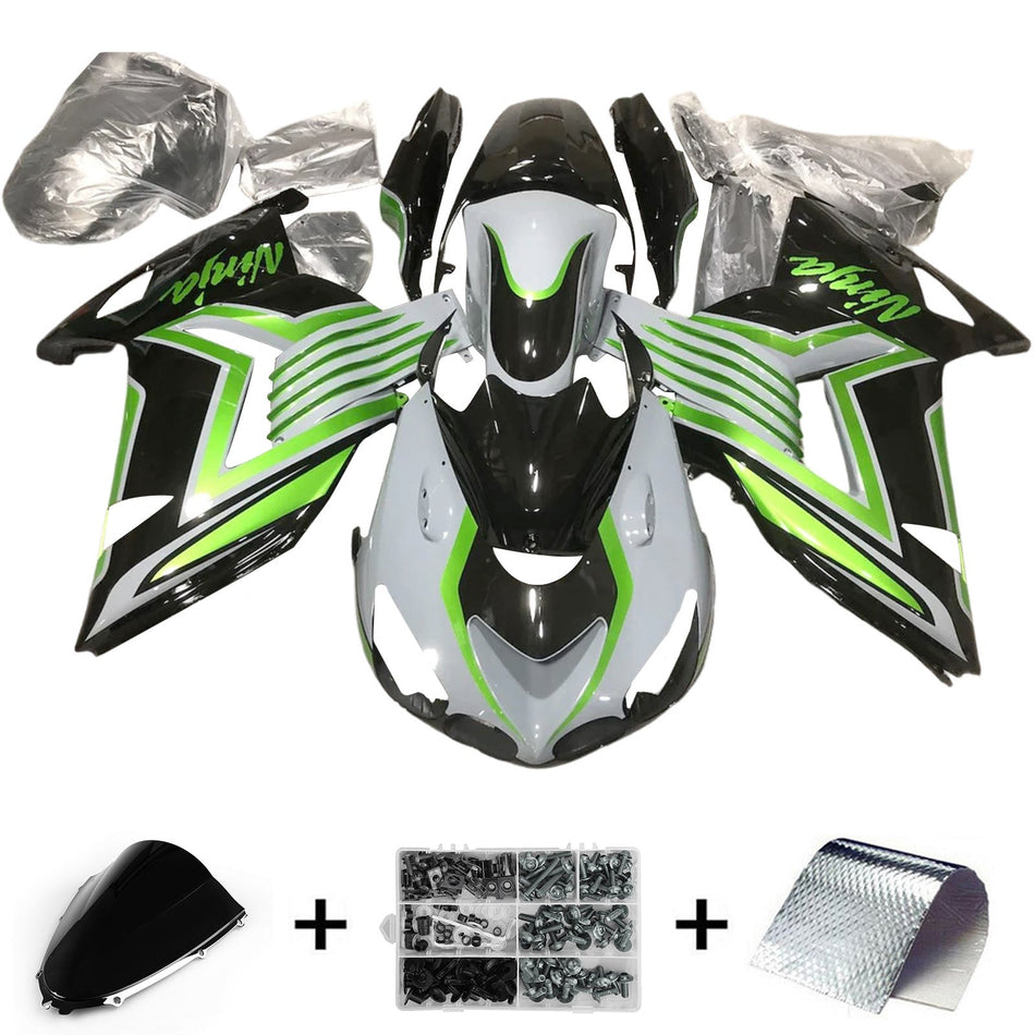2006-2011 カワサキ ZX14R ZZR1400 インジェクションフェアリングキット ボディワーク