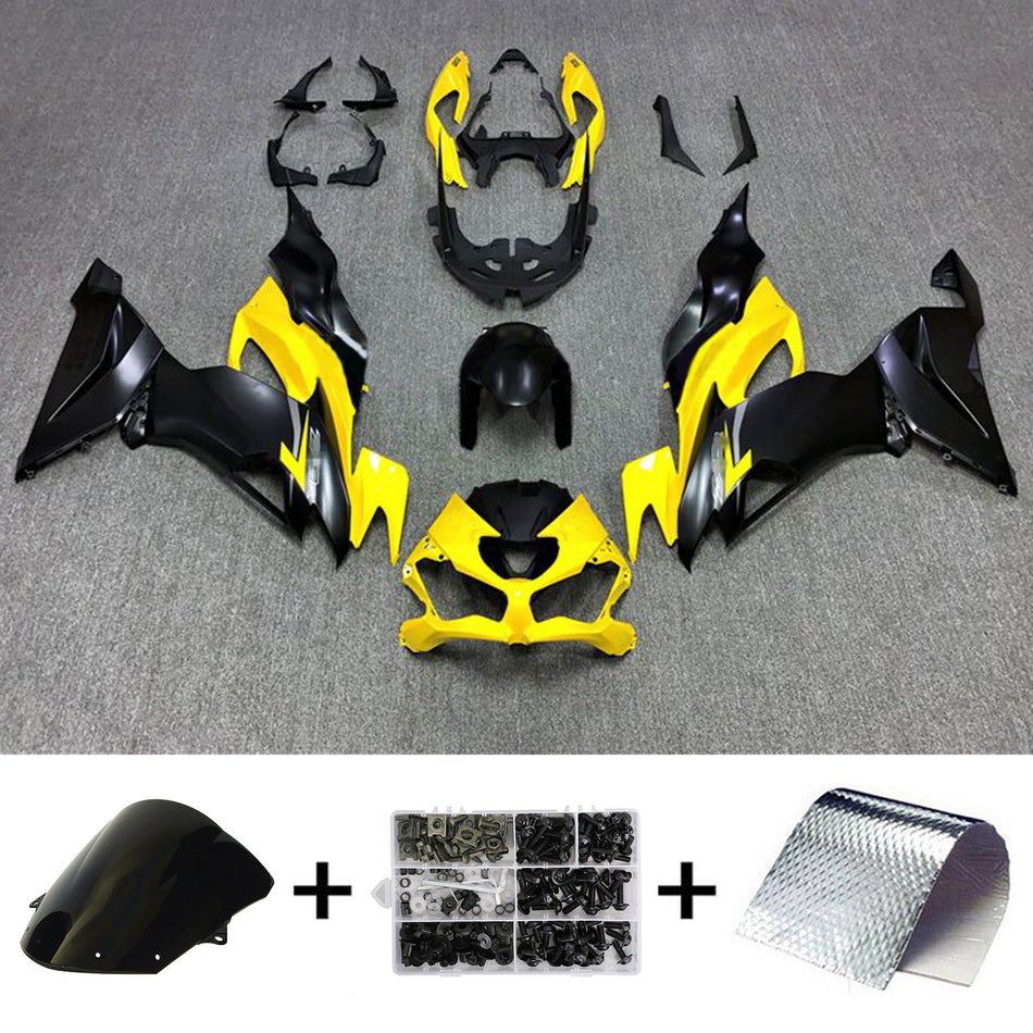 2019-2022 カワサキ ZX6R Amotopart インジェクションフェアリングキット ボディワーク プラスチック ABS #110