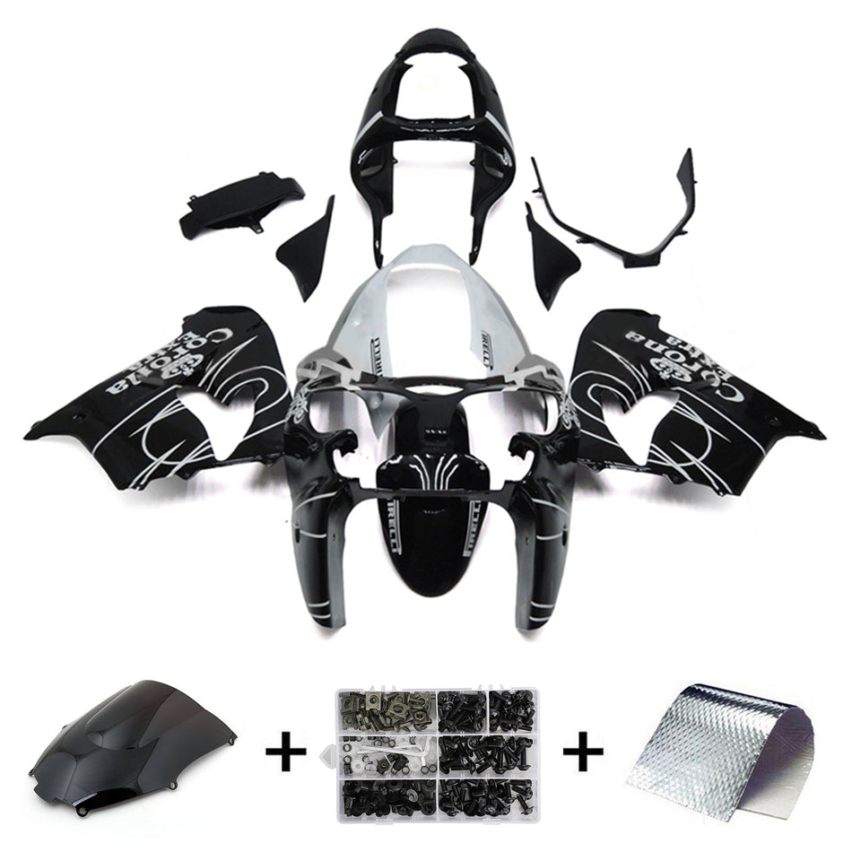 2002-2003 カワサキ ZX9R インジェクションフェアリングキット ボディワーク プラスチック ABS#128