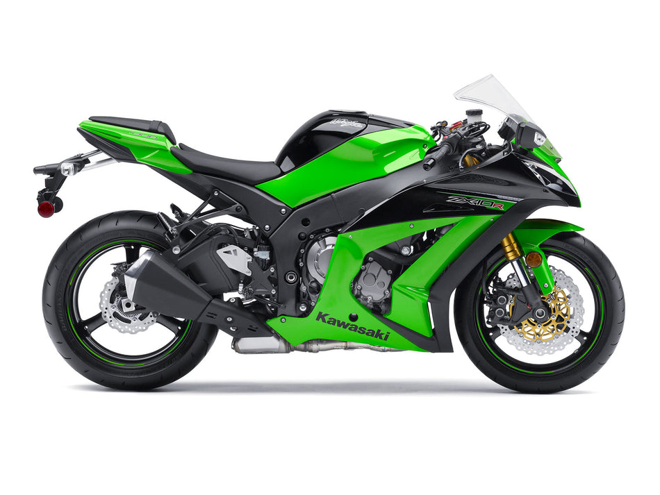 2011-2015 Ninja ZX10R グリーン ボディワーク フェアリング ABS 射出成形プラスチック セット 5# ジェネリック