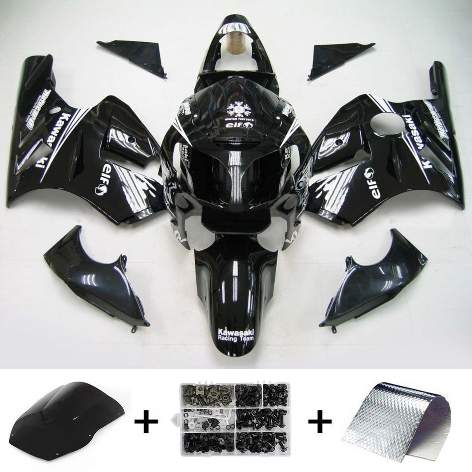 2000-2001 カワサキ ZX12R Amotopart インジェクションフェアリングキット ボディワーク プラスチック ABS #104