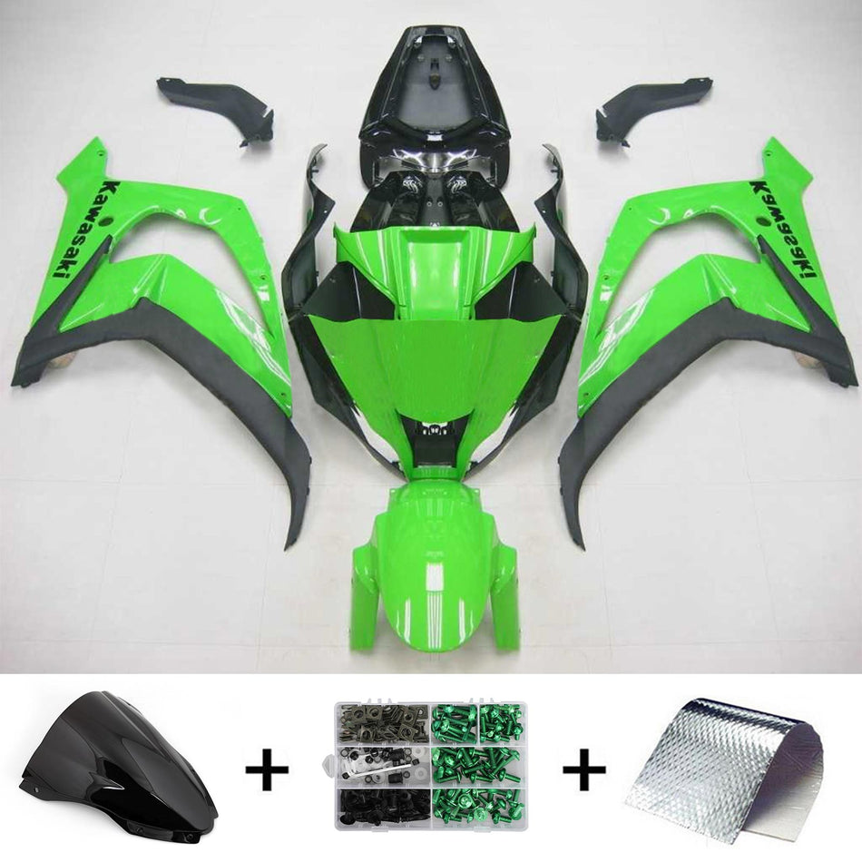 2011-2015 カワサキ ZX10R Amotopart インジェクションフェアリングキット ボディワーク プラスチック ABS #118