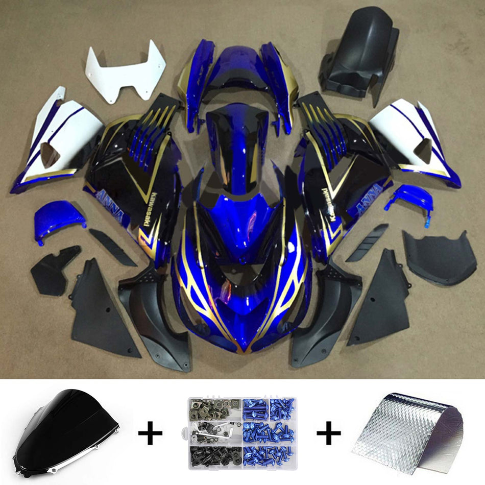 2006-2011 カワサキ ZX14R フェアリングキット ボディワーク プラスチック ABS