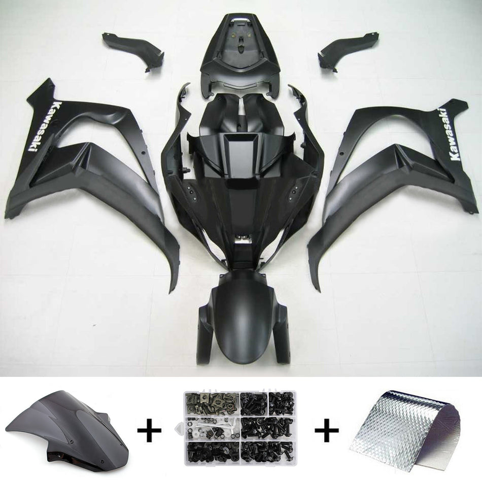 2011-2015 カワサキ ZX10R Amotopart インジェクションフェアリングキット ボディワーク プラスチック ABS #104