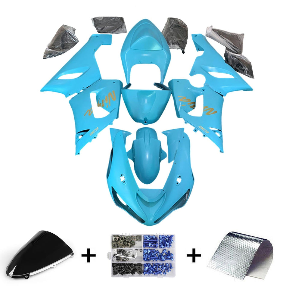 2005-2006 カワサキ ZX6R 636 フェアリングキット ボディワーク プラスチック ABS