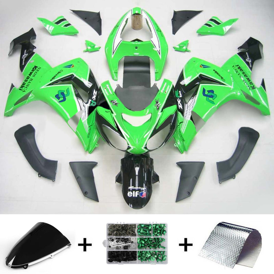 2006-2007 カワサキ ZX10R Amotopart インジェクションフェアリングキット ボディワーク プラスチック ABS #112