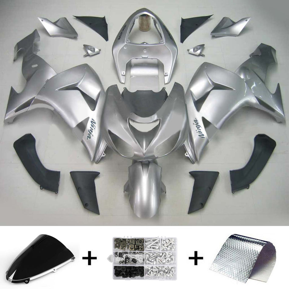 2006-2007 カワサキ ZX10R Amotopart インジェクションフェアリングキット ボディワーク プラスチック ABS #111