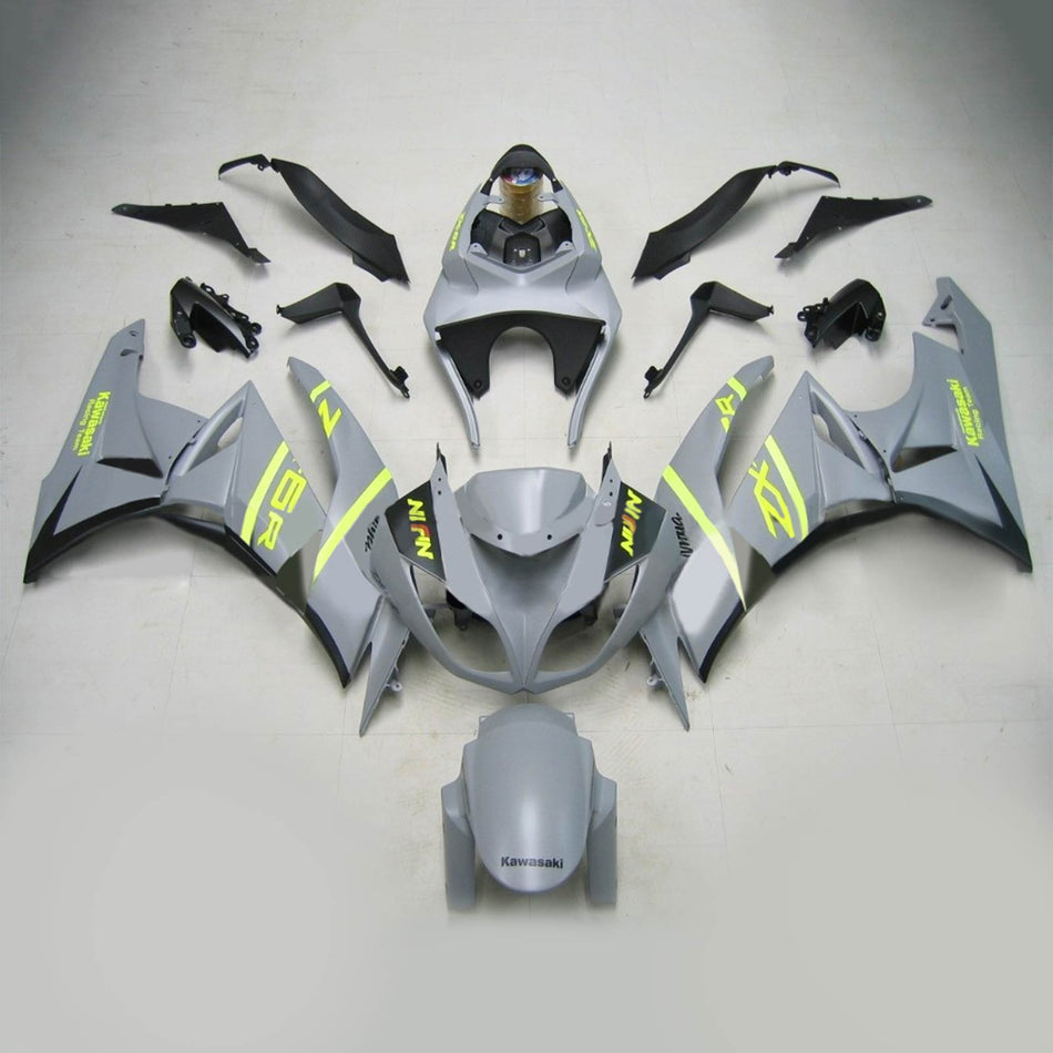 2009-2012 カワサキ ZX6R 636 Amotopart インジェクションフェアリングキット ボディワーク プラスチック ABS #103