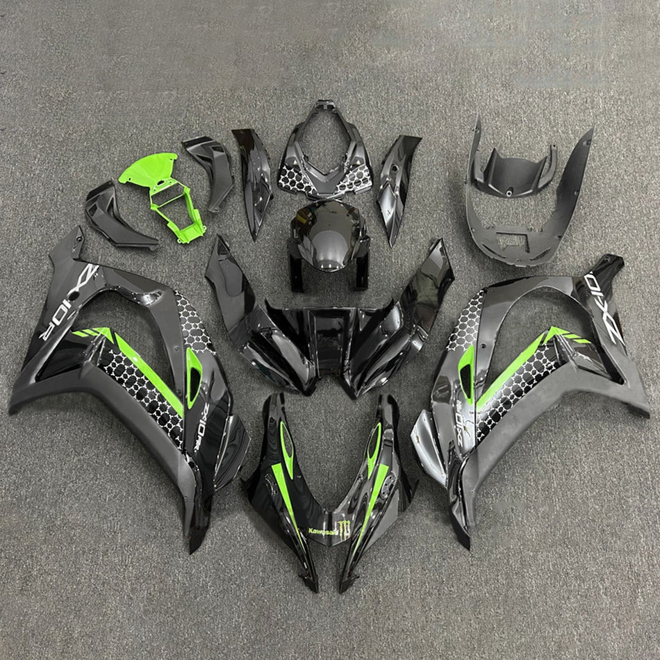 インジェクションフェアリングキット ボディワーク プラスチック ABS カワサキ ZX10R 2016-2020 に適合