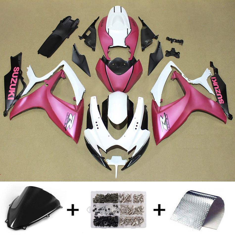 スズキ GSXR 600/750 2006-2007 K6 用 インジェクションフェアリングキット ボディワーク プラスチック ABS