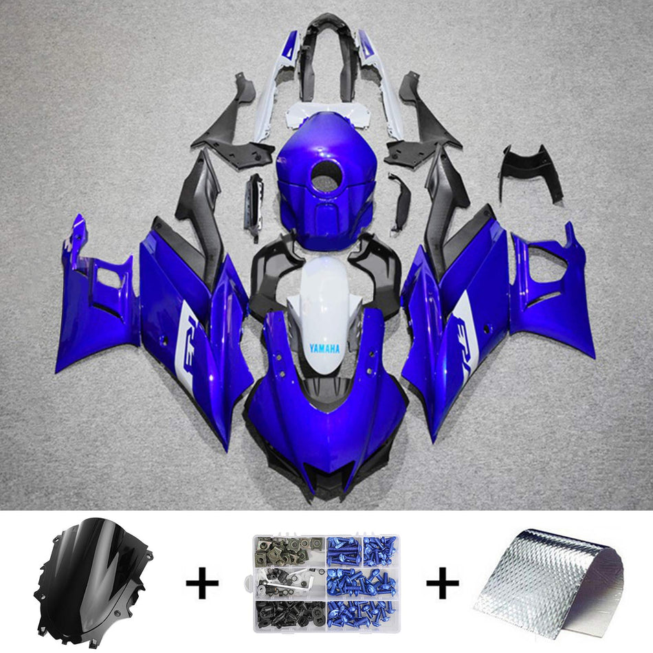 2019-2021 ヤマハ YZF-R3 R25 Amotopart インジェクションフェアリングキット ボディワーク プラスチック ABS #108