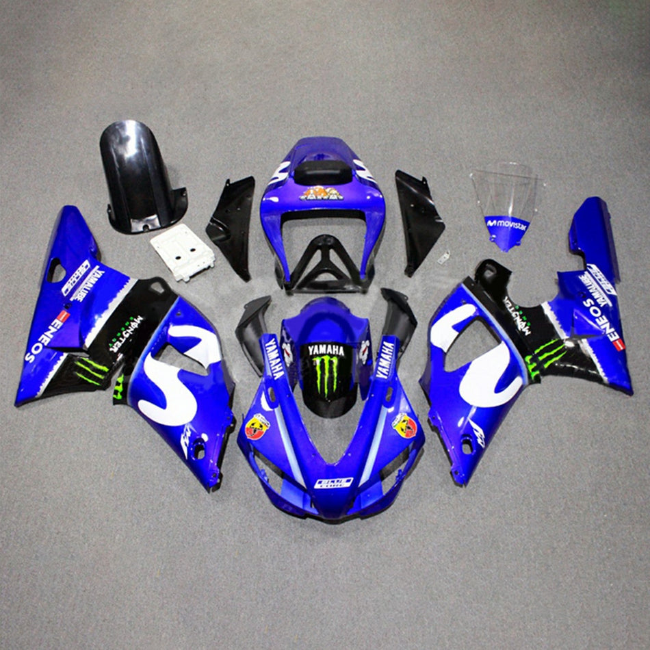 1998-1999 ヤマハ YZF 1000 R1 インジェクションフェアリングキット ボディワーク プラスチック ABS#119