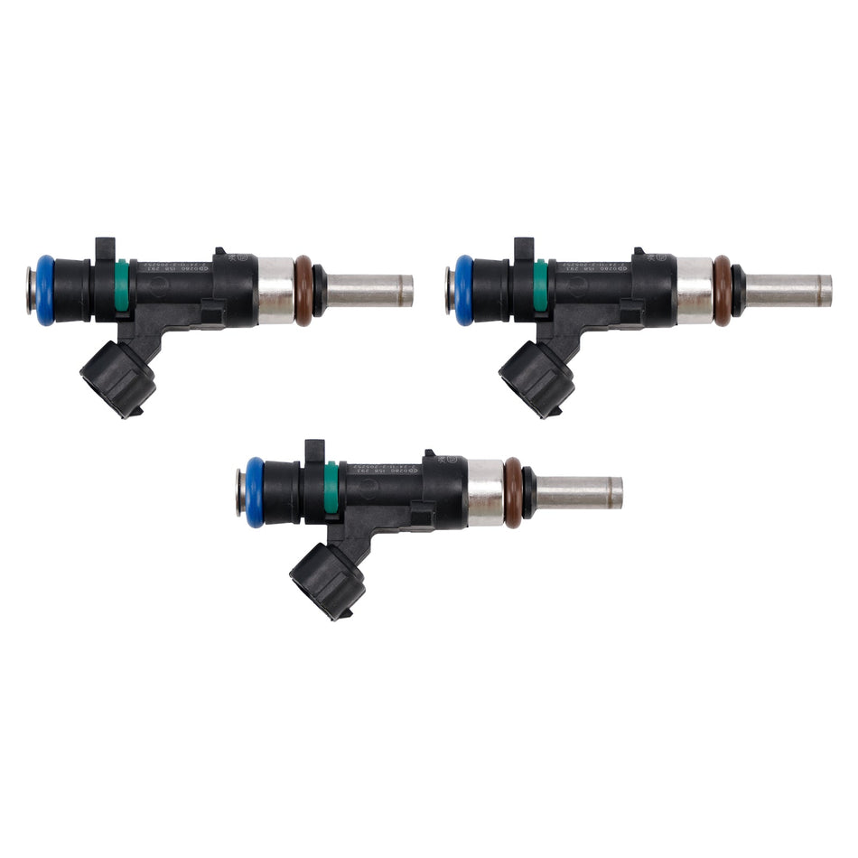 ダチア・ローガン・サンデロ・ルノー・クリオ・シンボル 0.9L 0280158293 用 燃料インジェクター 3個