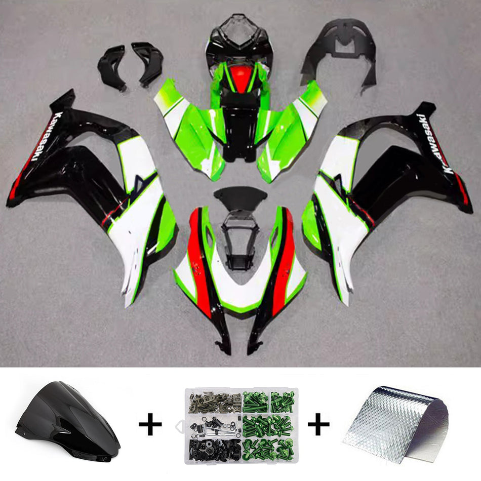 インジェクションフェアリングキット ボディワーク プラスチック ABS カワサキ ZX10R 2016-2020 に適合