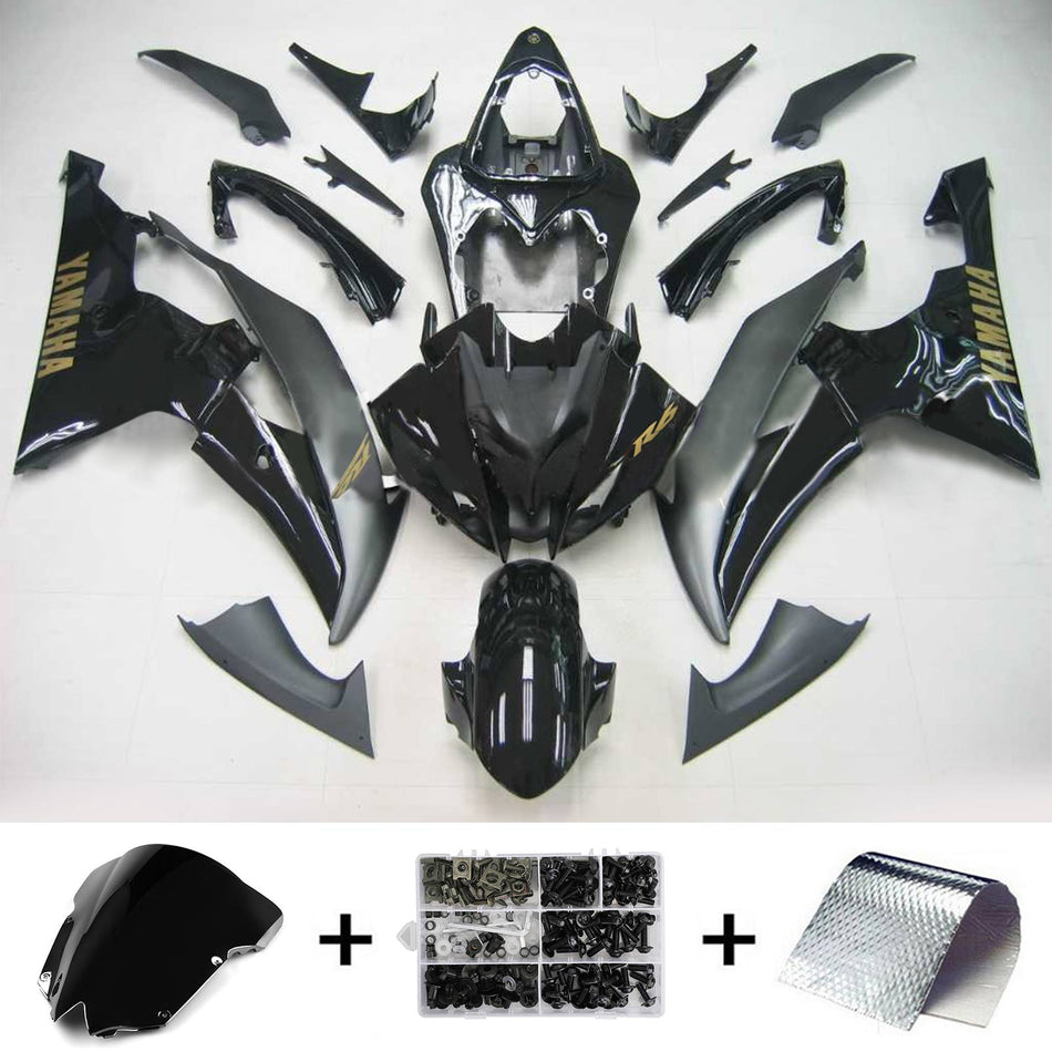 2008-2016 ヤマハ YZF 600 R6 Amotopart インジェクションフェアリングキット ボディワーク プラスチック ABS #112