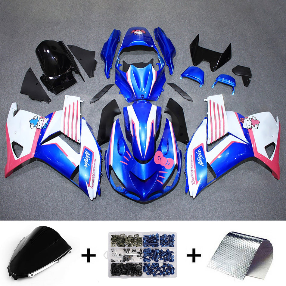 インジェクションフェアリングキット ボディワーク Kawasaki ZX14R ZZR1400 2012-2025 に適合