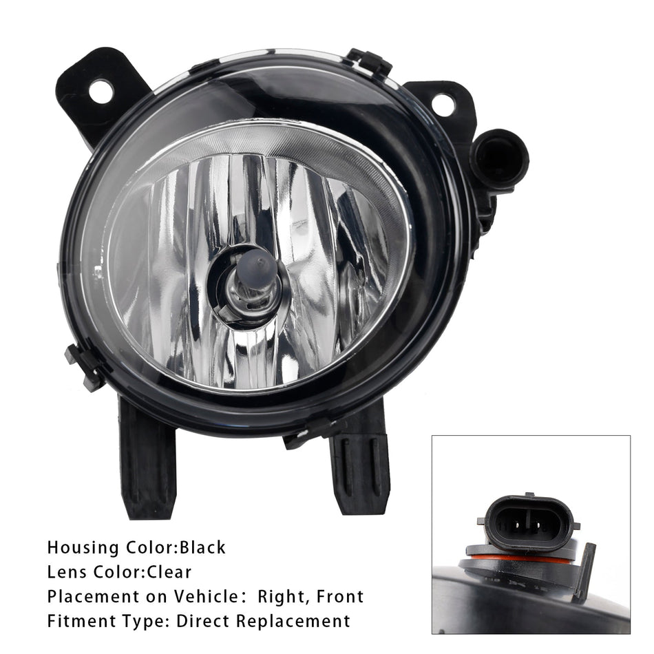 BMW F20 F21 F30 F31 F80 2011-2019用電球付きフロント右フォグランプ1個