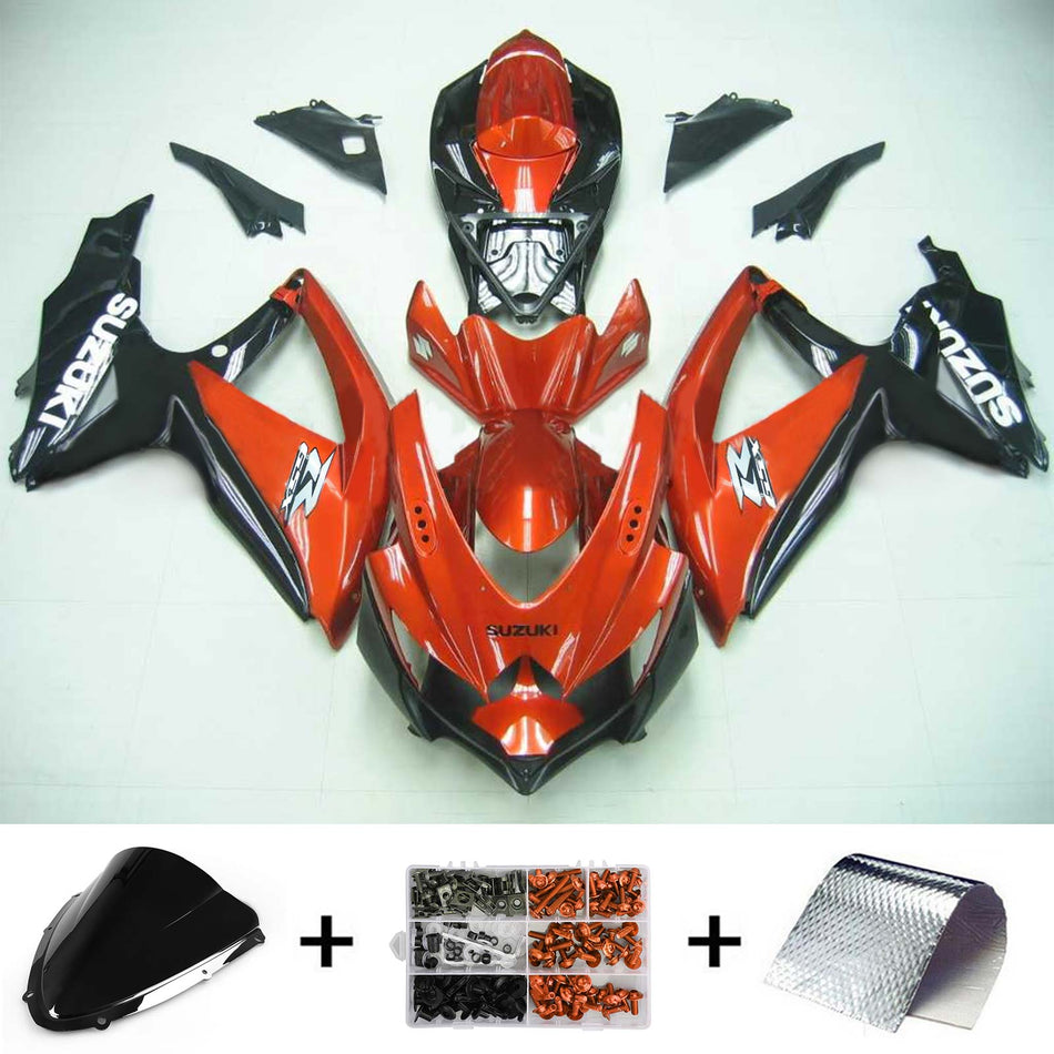 2008-2010 スズキ GSXR 600/750 K8 Amotopart インジェクションフェアリングキット ボディワーク プラスチック ABS #136