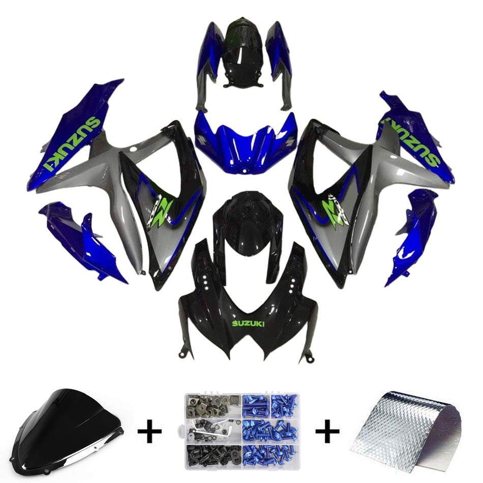 2008-2010 スズキ GSXR 600/750 K8 インジェクションフェアリングキット ボディワーク プラスチック ABS