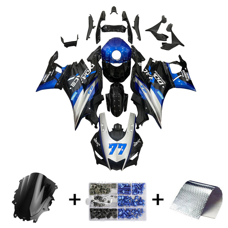 2019-2021 ヤマハ YZF-R3 R25 フェアリングキット ボディワーク プラスチック ABS