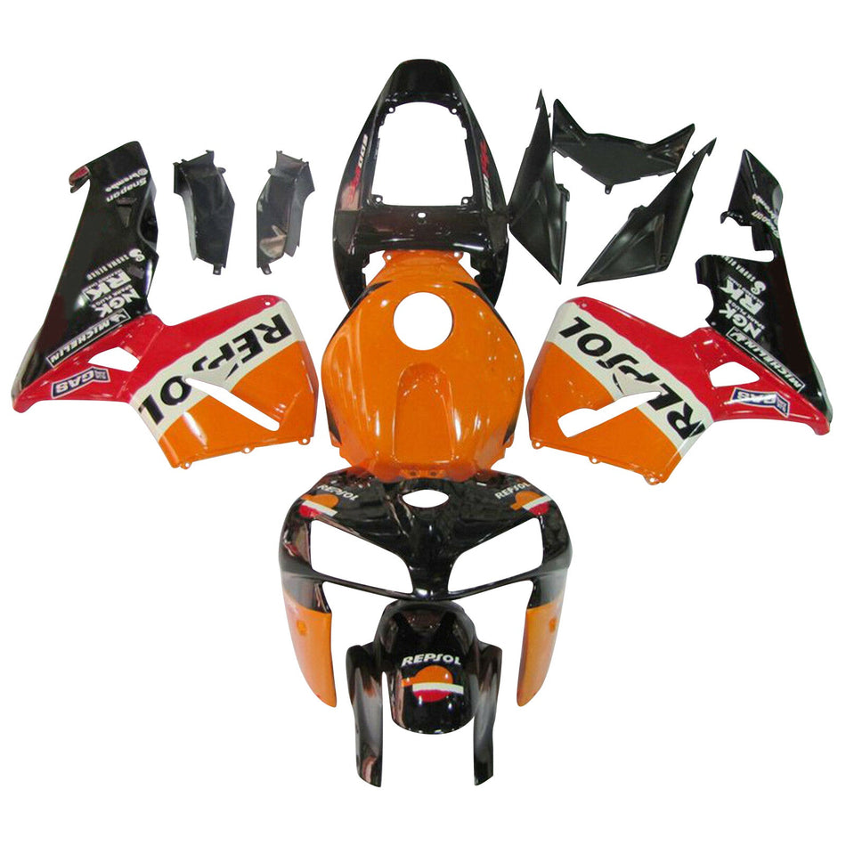 2005-2006 ホンダ レプソル CBR600RR CBR 600 RR F5 Amotopart 新 ABS フェアリング ボディワーク キット #54