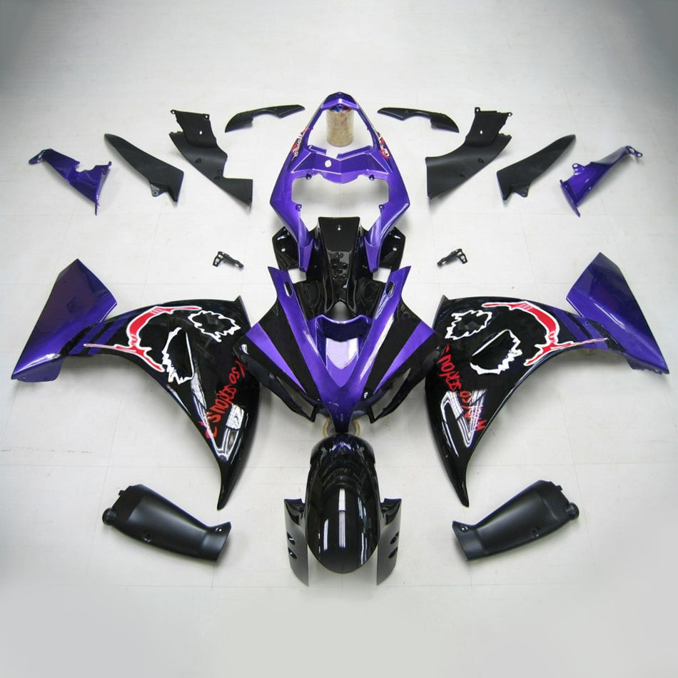 2012-2014 ヤマハ YZF 1000 R1 Amotopart インジェクションフェアリングキット ボディワーク プラスチック ABS #137