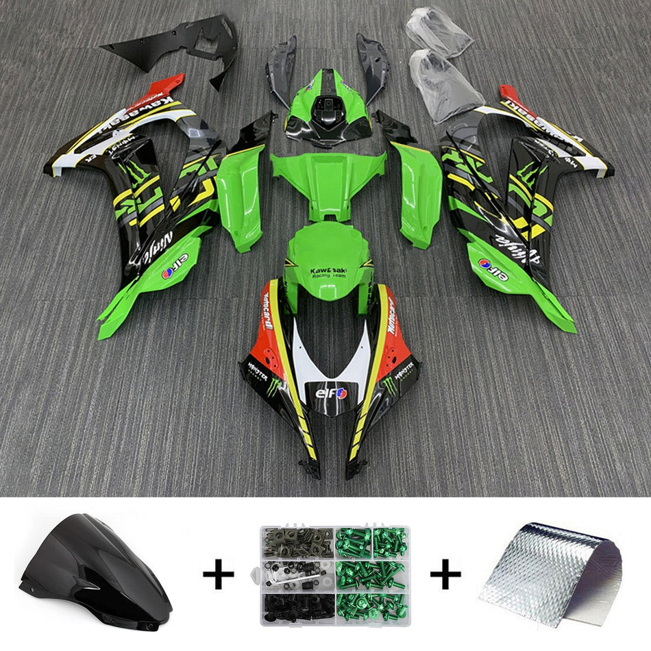 2016-2020 カワサキ ZX10R インジェクションフェアリングキット ボディワーク プラスチック ABS#143