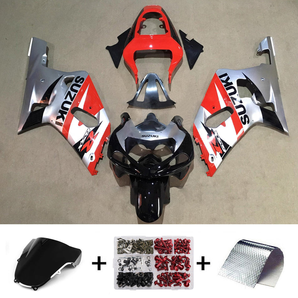 スズキ GSXR600 2001-2003 GSXR750 2000-2003 K1 用インジェクションフェアリングキット ボディワーク