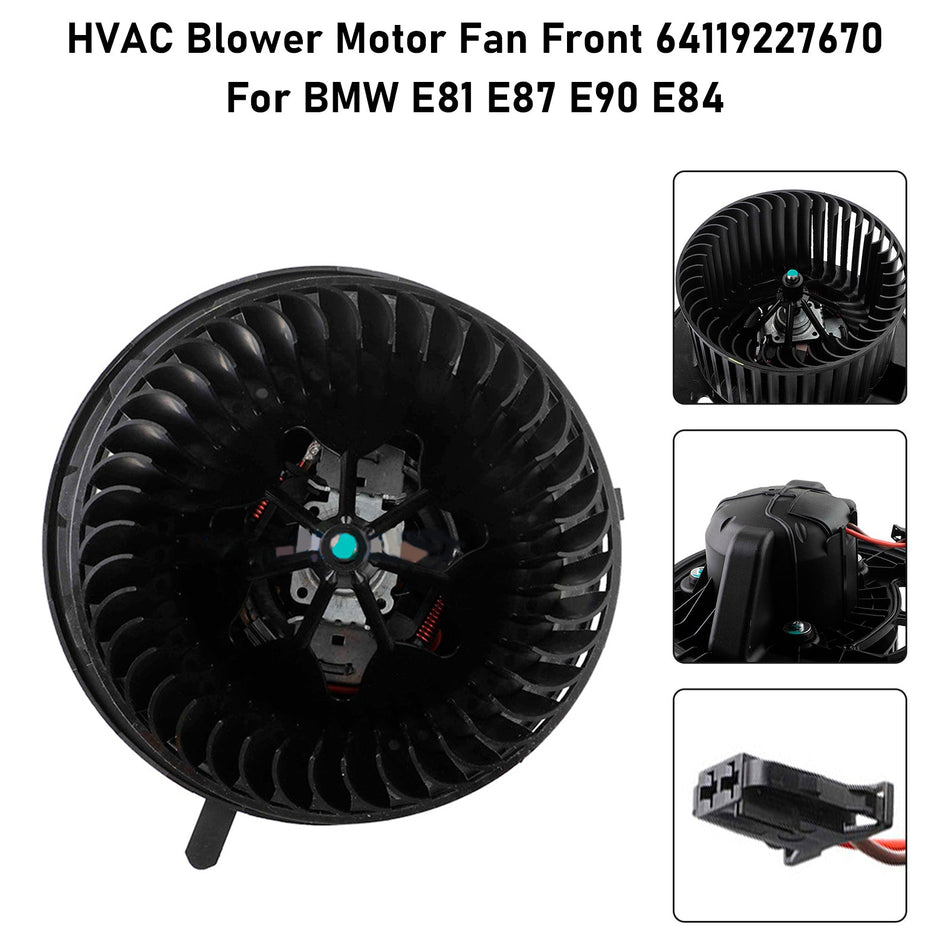 2011年式 BMW 1シリーズ M用 HVACブロワーモーターファン フロント 64119227670