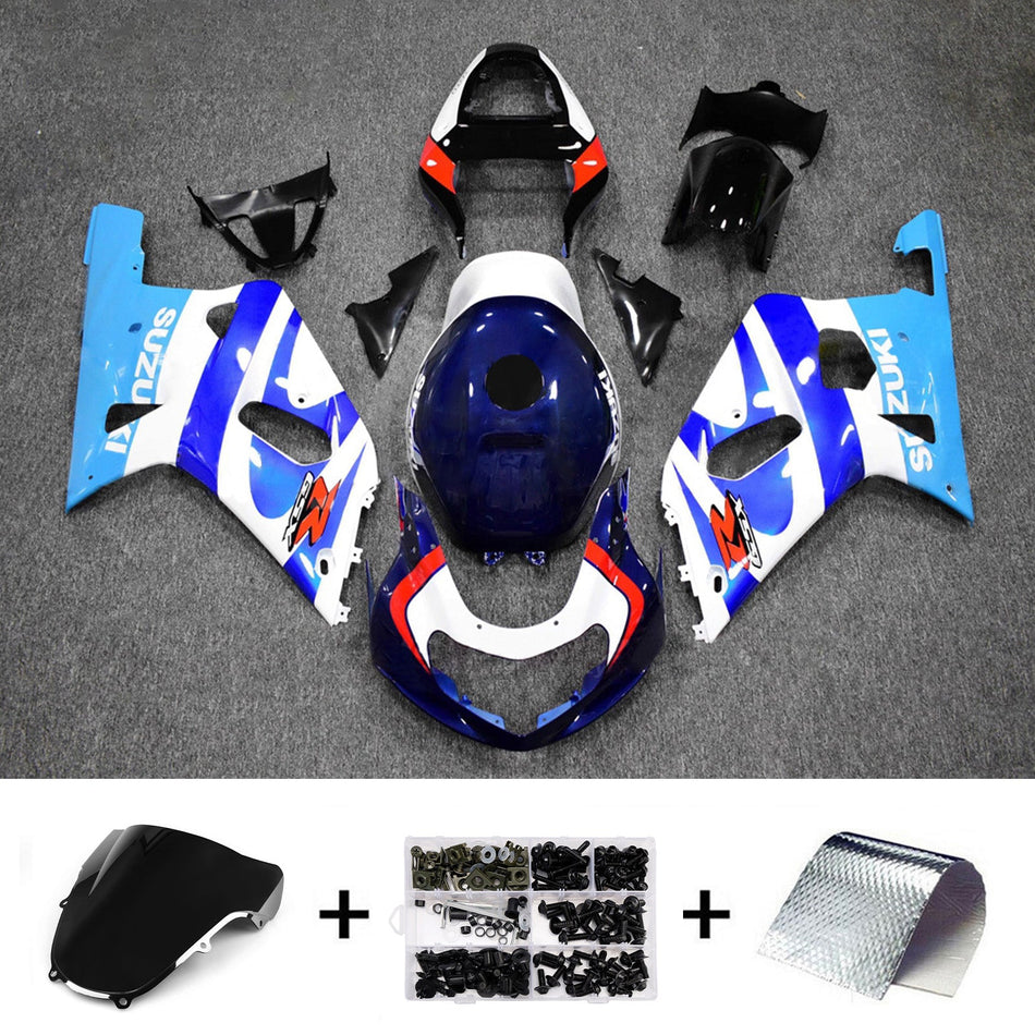 スズキ GSXR600 2001-2003 GSXR750 2000-2003 K1 用インジェクションフェアリングキット ボディワーク