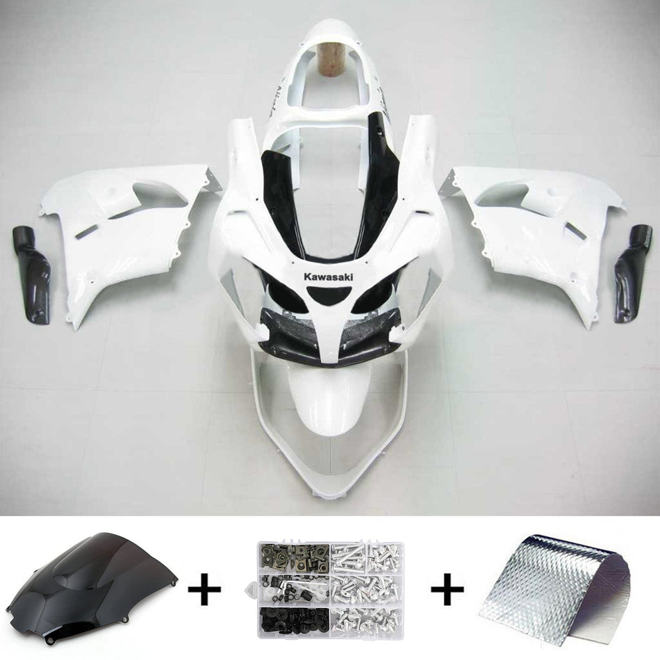 2000-2001 カワサキ ZX9R Amotopart インジェクションフェアリングキット ボディワーク プラスチック ABS #102