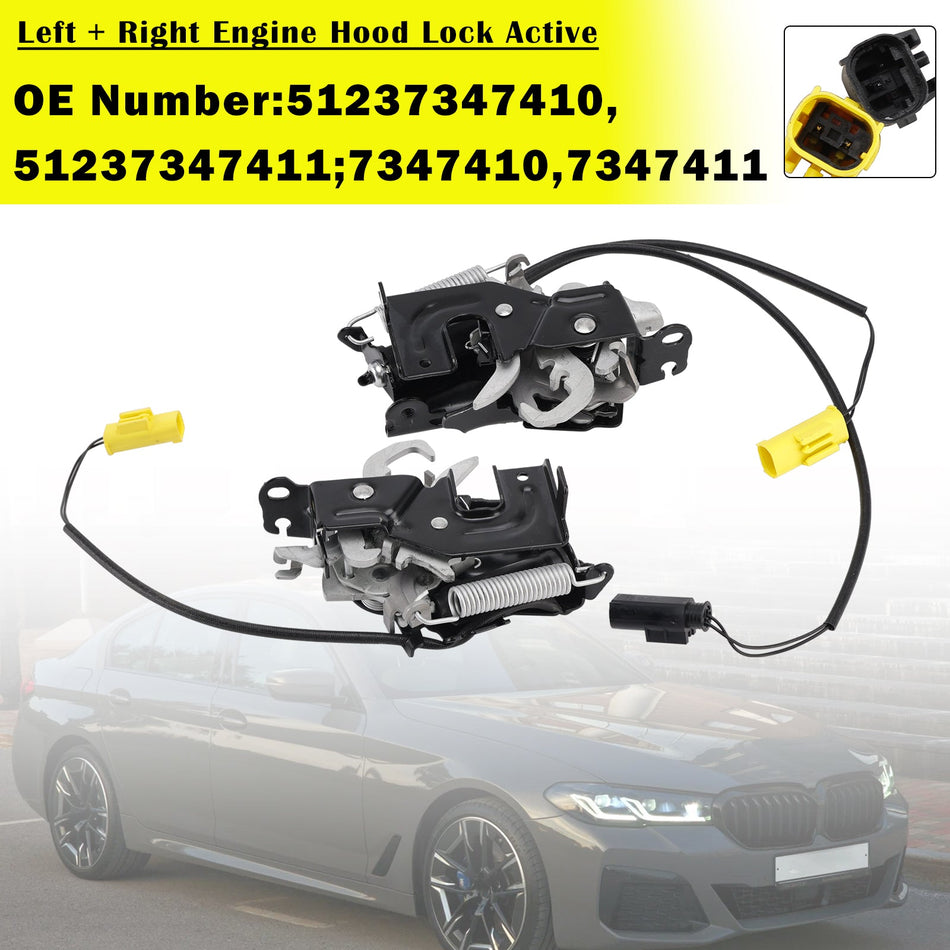 2018年以降 BMW Z4 ロードスター (G29) エンジンフードロック アクティブ 左右セット 7347411