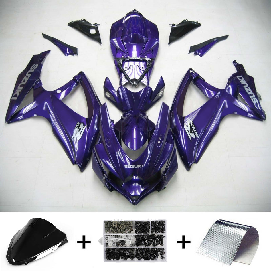 2008-2010 スズキ GSXR 600/750 K8 Amotopart インジェクションフェアリングキット ボディワーク プラスチック ABS #109