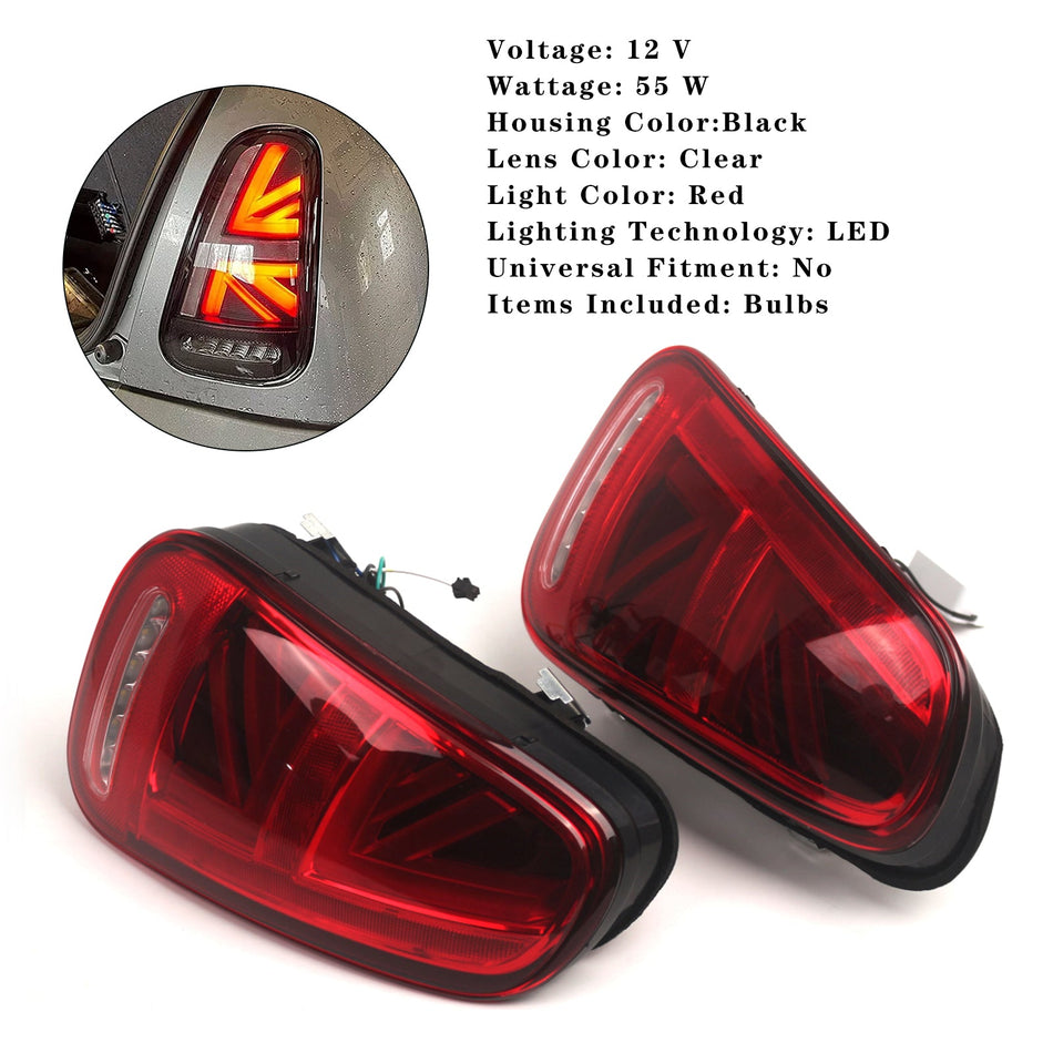 2001 2002 2003 2004 2005 2006 BMW ミニ クーパー R50 R52 R53 L&amp;R LED テールライト（ターンシグナルランプ付き）