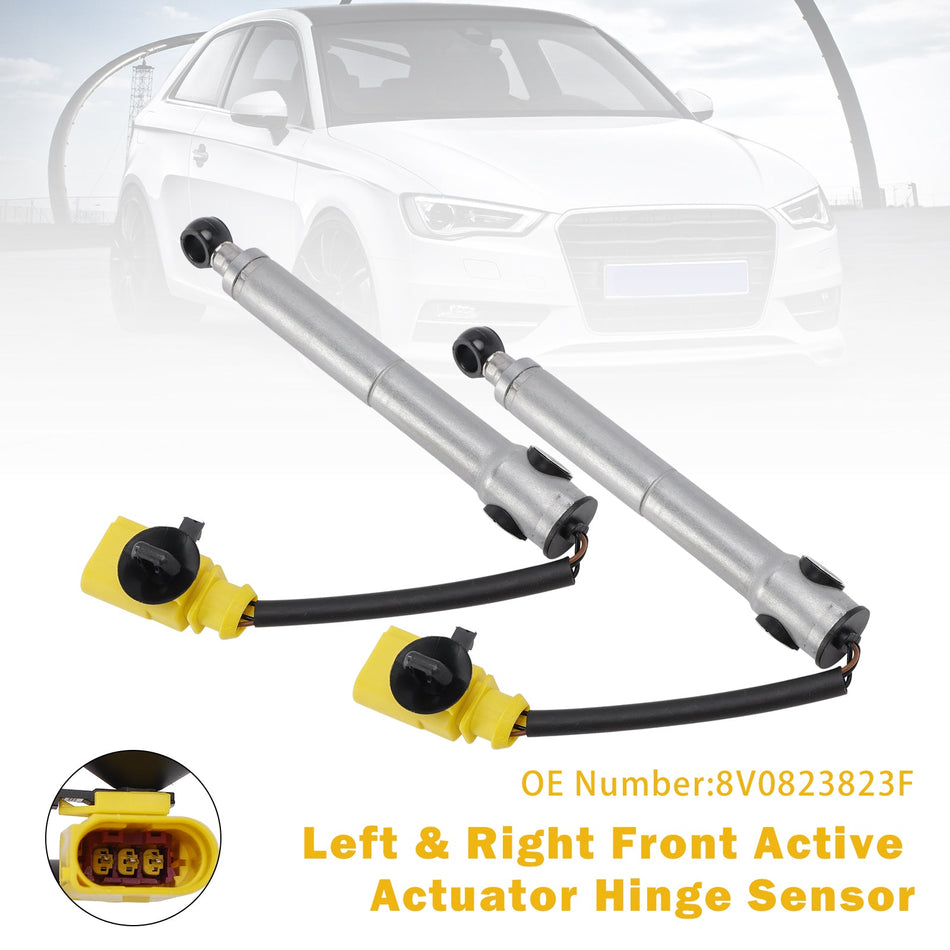 Audi A3 2013-2016用 左右フロントアクティブアクチュエータヒンジセンサー 8V0823823F