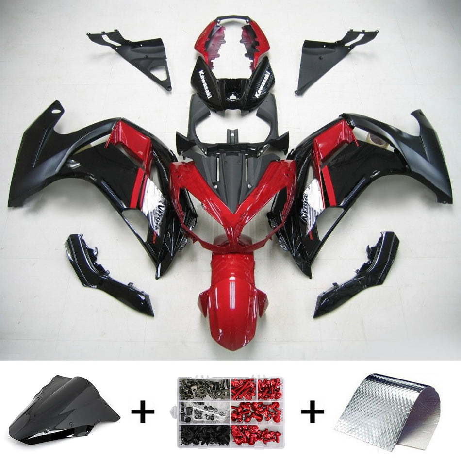 2012-2016 カワサキ ER6F Ninja650 Amotopart インジェクションフェアリングキット ボディワーク プラスチック ABS #107