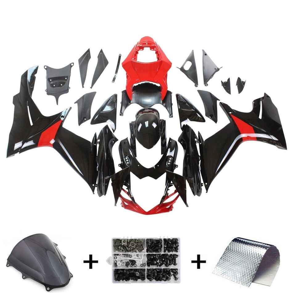 2011-2024 スズキ GSXR 600/750 K11 Amotopart インジェクションフェアリングキット ボディワーク プラスチック ABS #101