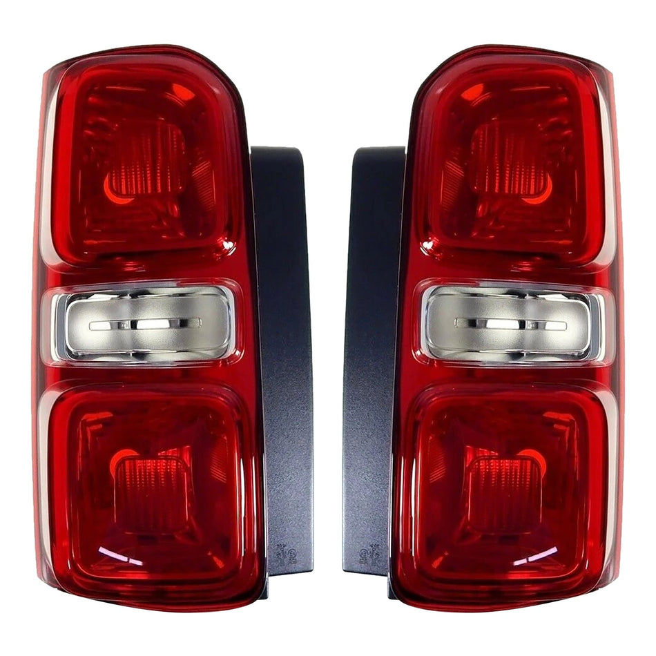 2019- 2021 Vauxhall Vivaro 左+右リアテールライト ハロゲン 9808243180 9808243182