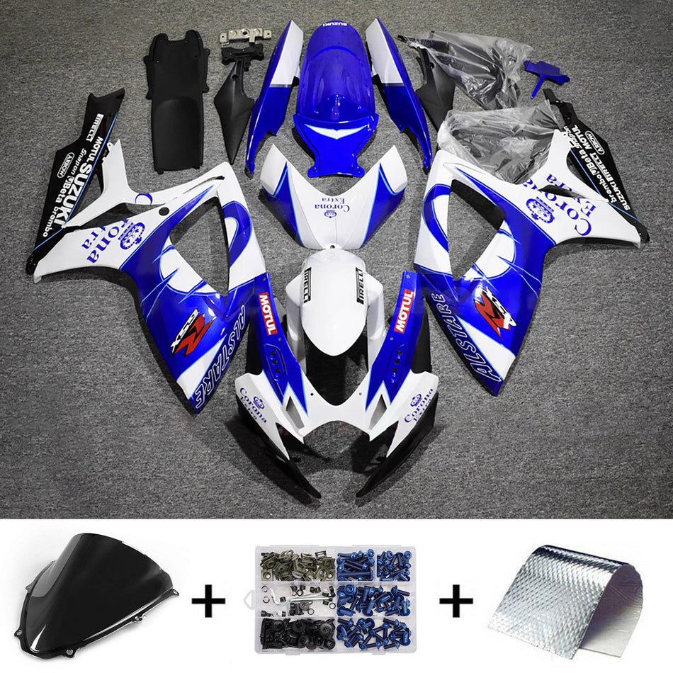 スズキ GSXR 600/750 2006-2007 K6 用 インジェクションフェアリングキット ボディワーク プラスチック ABS