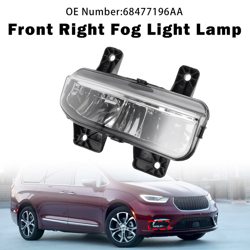 クライスラー パシフィカ 2021-2024、ラム 1500 2020-2024 用フロント右 LED フォグランプ