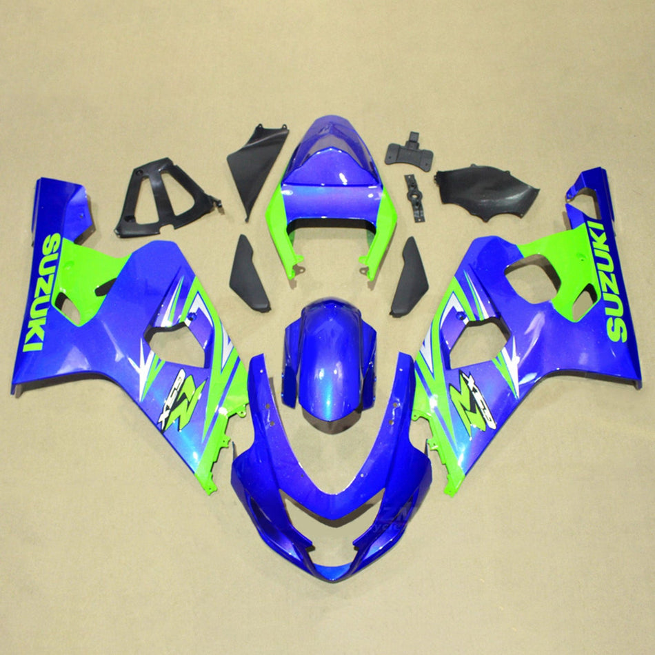 インジェクションフェアリングキット ボディワーク プラスチック ABS スズキ GSXR 600/750 2004-2005 K4用