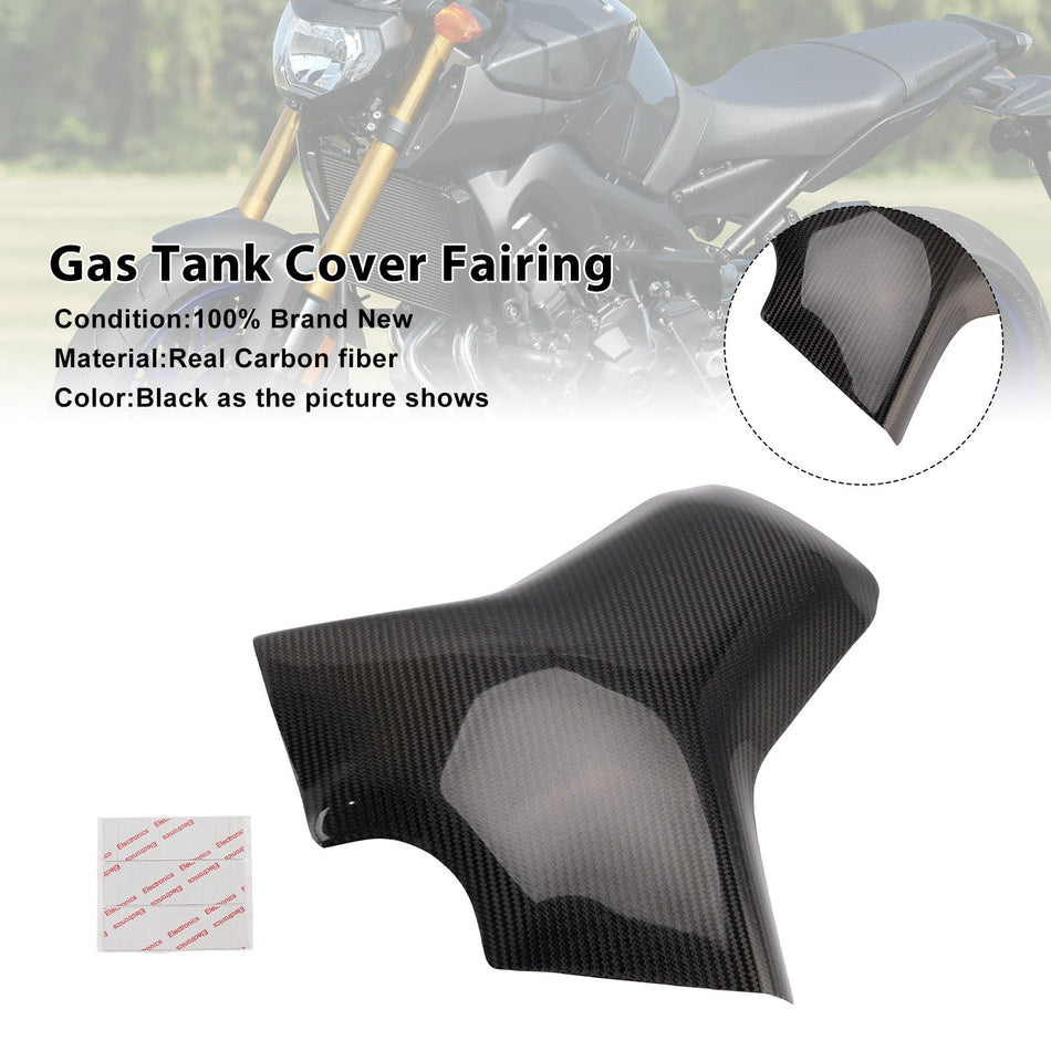 2014-2020 ヤマハ MT-09 FZ09 リアルカーボンファイバー タンクカバー フェアリング