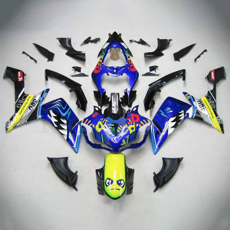 2007-2008 ヤマハ YZF 1000 R1 インジェクションフェアリングキット ボディワーク プラスチック ABS #122