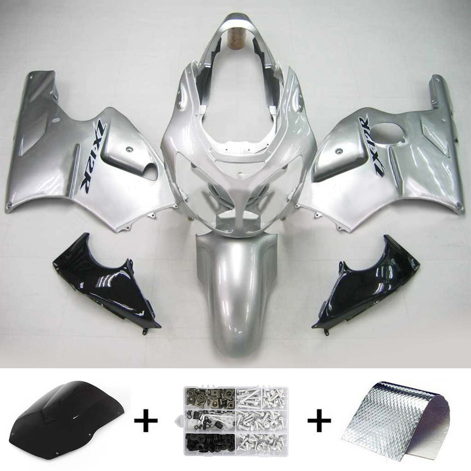 2000-2001 カワサキ ZX12R Amotopart インジェクションフェアリングキット ボディワーク プラスチック ABS #102